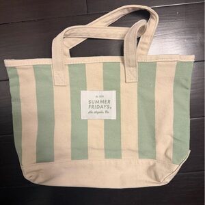 Summer Fridays Green Mini Tote